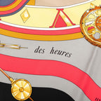 Hermes Carre 90 Parmi les Fleurs Je Compte les Heures Time Spent Among Flowers — view 3