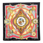 Hermes Carre 90 Parmi les Fleurs Je Compte les Heures Time Spent Among Flowers
