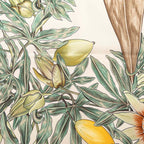 Hermes Carre 90 Passiflores Passion Flower Scarf Large White Multicolor Silk — view 5