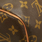 Louis Vuitton Monogram Boston Bag Brown Leather — view 5