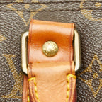 Louis Vuitton Monogram Boston Bag Brown Leather — view 8