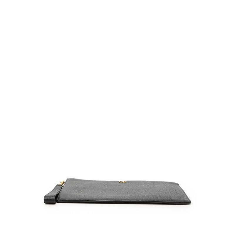 Gucci GG Marmont Clutch Black Leather — view 3