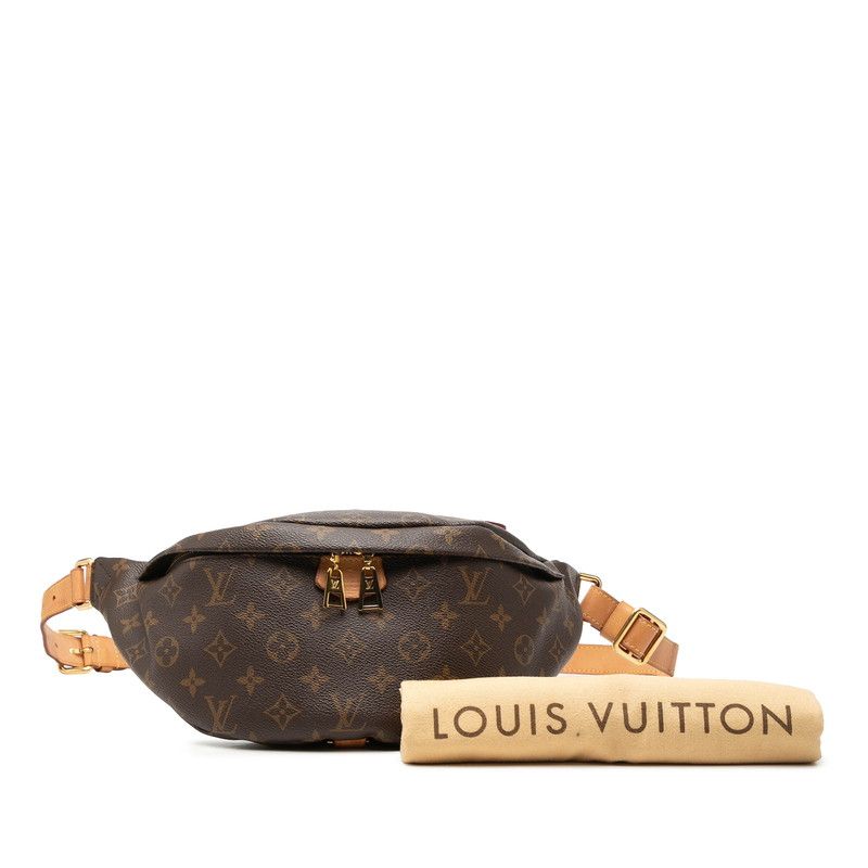 Louis Vuitton Monogram Bumbag Belt Bag Brown Leather — view 7