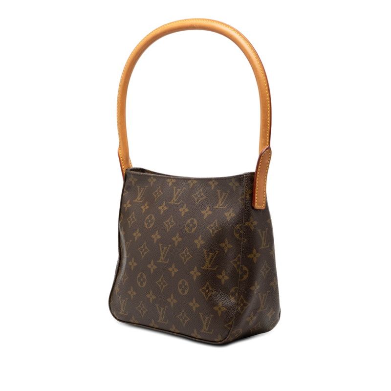 Louis Vuitton Monogram Looping MM Shoulder Bag Brown Leather — view 2