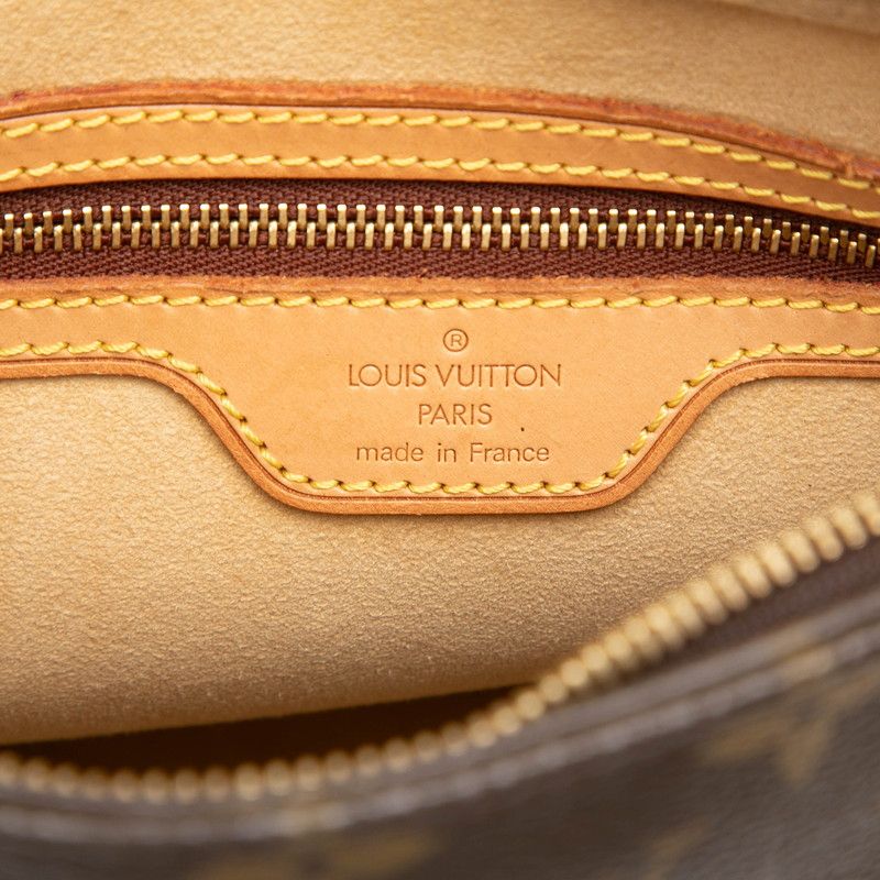 Louis Vuitton Monogram Looping MM Shoulder Bag Brown Leather — view 6