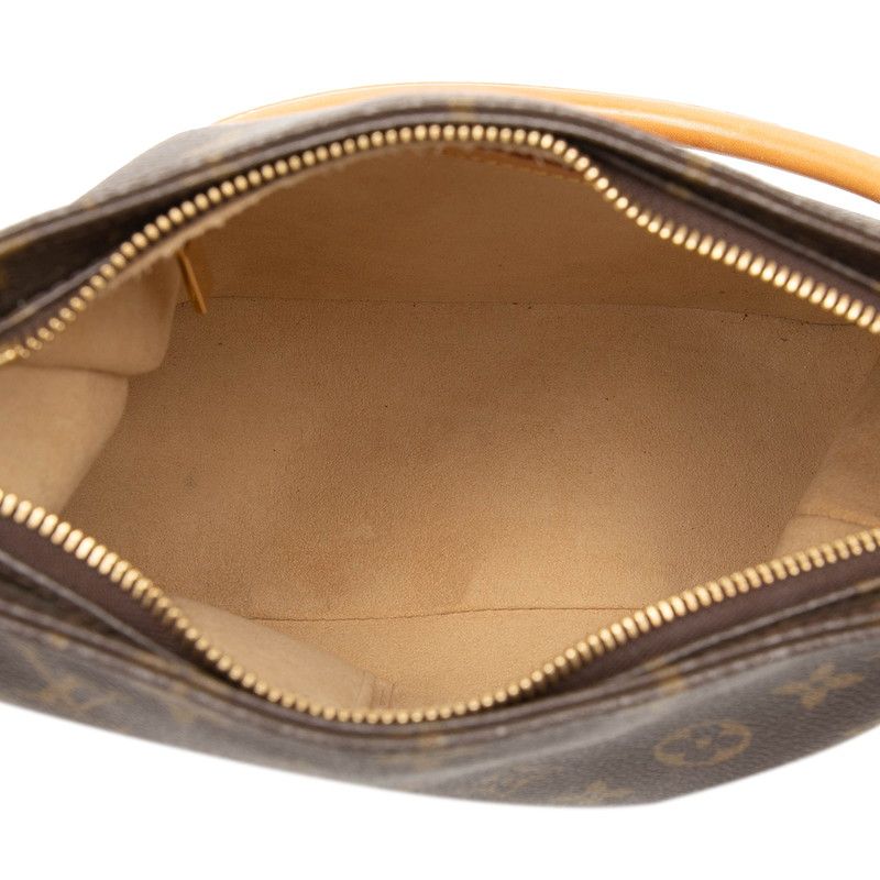 Louis Vuitton Monogram Looping MM Shoulder Bag Brown Leather — view 4