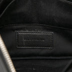 Saint Laurent Glitter Patch Clutch Black Multicolor Leather — view 5