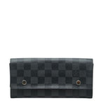 Louis Vuitton Damier Graphite Portefeuille Long Modular Wallet Black Leather