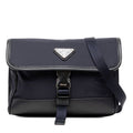 Prada Nylon Crossbody Shoulder Bag Navy Saffiano