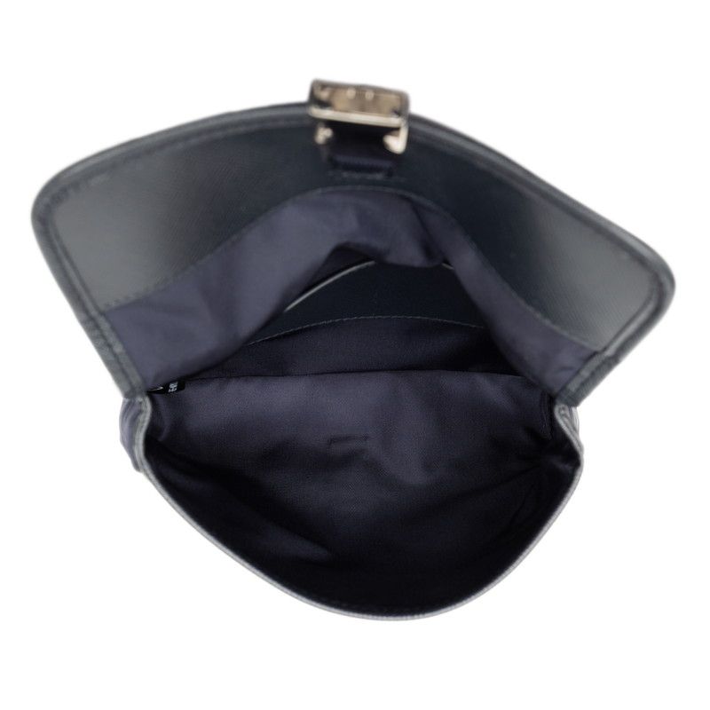 Prada Nylon Crossbody Shoulder Bag Navy Saffiano — view 4
