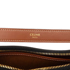 Celine Triomphe Ava Shoulder Bag Black Brown Leather — view 5