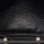 Saint Laurent Star Studs Chain Shoulder Bag Wallet Black Leather — view 6