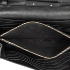 Saint Laurent Star Studs Chain Shoulder Bag Wallet Black Leather — view 4