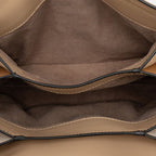 Bottega Veneta Small Piazza 2-Way Shoulder Bag Beige Brown White Leather — view 4