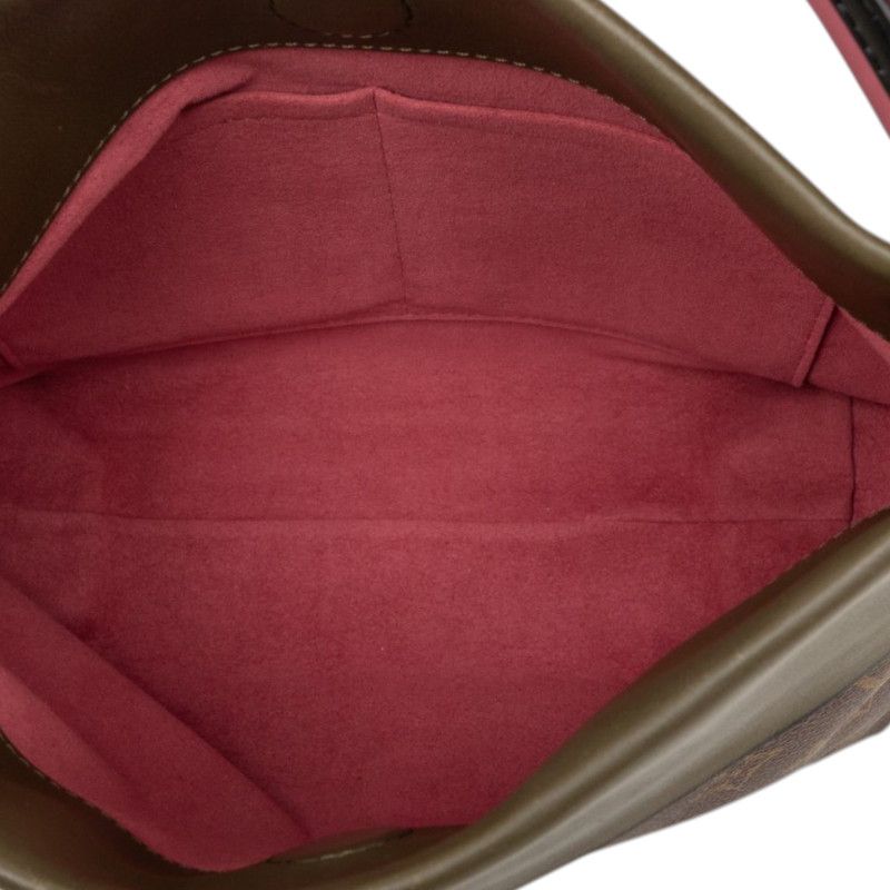 Louis Vuitton Monogram Tuiroulis Besace 2-Way Shoulder Bag Brown Khaki Pink — view 4