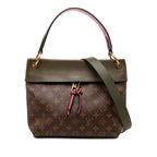 Louis Vuitton Monogram Tuiroulis Besace 2-Way Shoulder Bag Brown Khaki Pink
