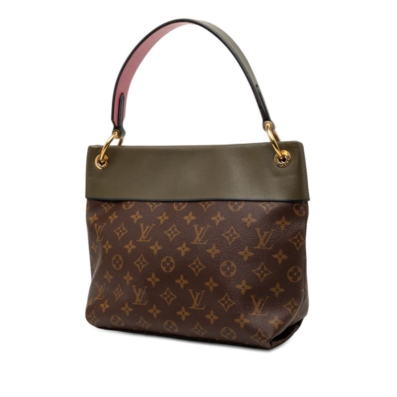 Louis Vuitton Monogram Tuiroulis Besace 2-Way Shoulder Bag Brown Khaki Pink — view 2