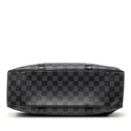 Louis Vuitton Damier Graphite Tadao Tote Shoulder Bag 2-Way Black Gray Leather — view 3