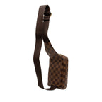 Louis Vuitton Damier Geronimos Shoulder Bag Brown Leather — view 2