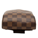 Louis Vuitton Damier Geronimos Shoulder Bag Brown Leather — view 3
