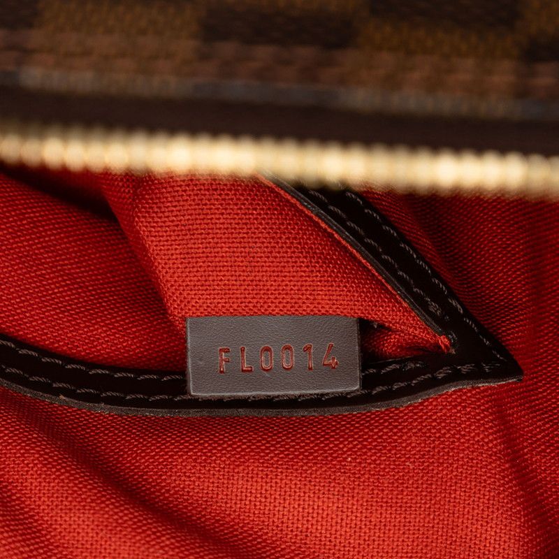 Louis Vuitton Damier Alma Handbag Brown Leather — view 6