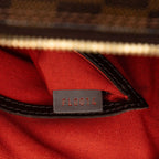 Louis Vuitton Damier Alma Handbag Brown Leather — view 6