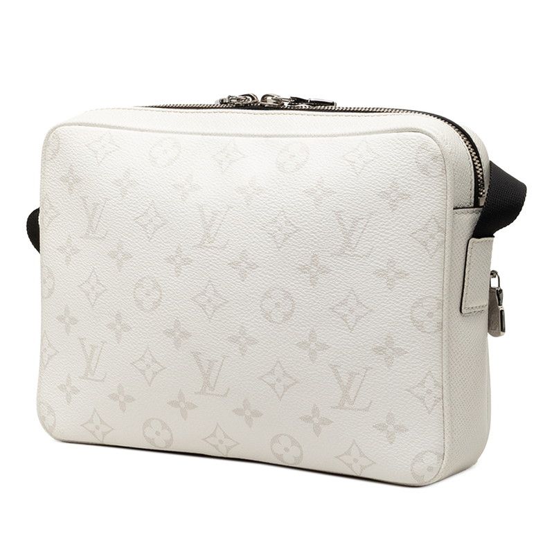 Louis Vuitton Taigarama Outdoor Messenger Crossbody Shoulder Bag White Leather — view 2