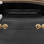 Louis Vuitton Monogram Sac Malso Chain Shoulder Bag Brown Black Leather — view 4