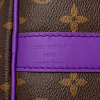 Louis Vuitton Monogram Macassar Keepall Bandouliere 50 Boston Bag 2-Way Baylet — view 5