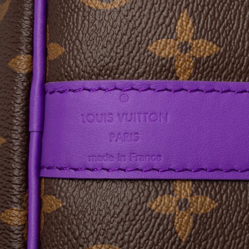 Louis Vuitton Monogram Macassar Keepall Bandouliere 50 Boston Bag 2-Way Baylet — view 5