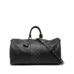 Louis Vuitton Taigarama Keepall Bandouliere 50 Boston Bag 2-Way Noir Black Gray