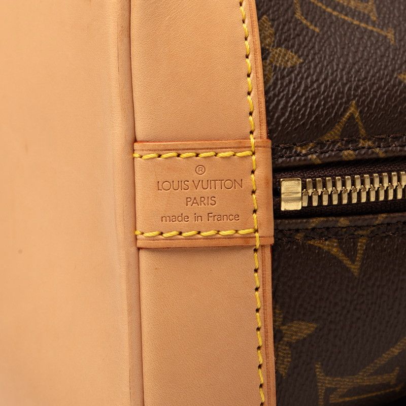 Louis Vuitton Monogram Alma PM Handbag Brown Leather — view 5