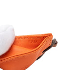 Hermes Sac Orange Bag Charm Fu Gold Agno Milo — view 4