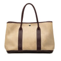 Hermes Garden Party PM Tote Beige Brown Toile Ash Negonda