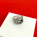 Gucci Arabesque Interlocking Ring 925 Sterling Silver