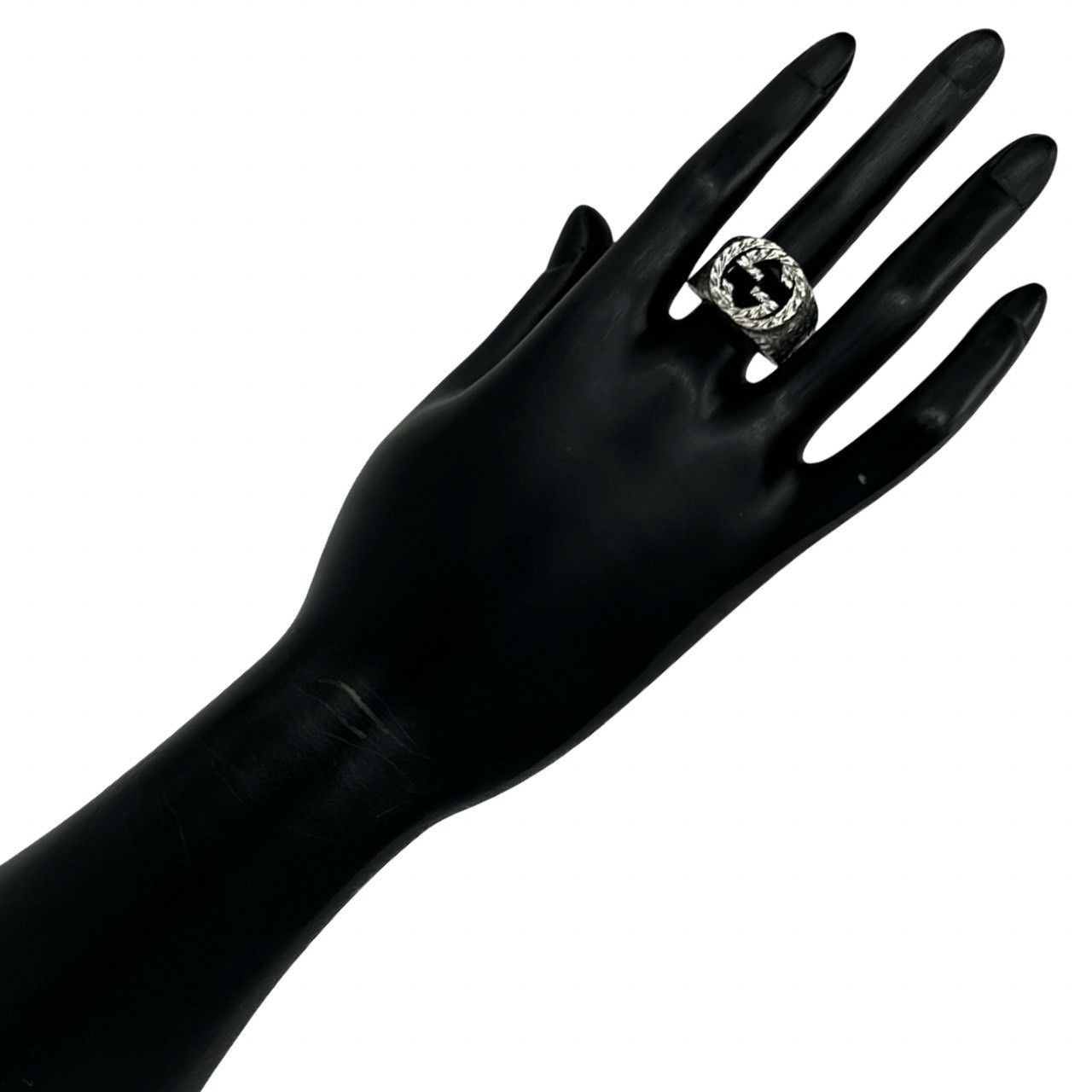 Gucci Arabesque Interlocking Ring 925 Sterling Silver — view 2