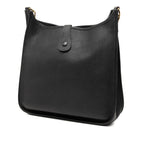 Hermes Evelyne GM Crossbody Shoulder Bag Black Taurillon Clemence — view 2