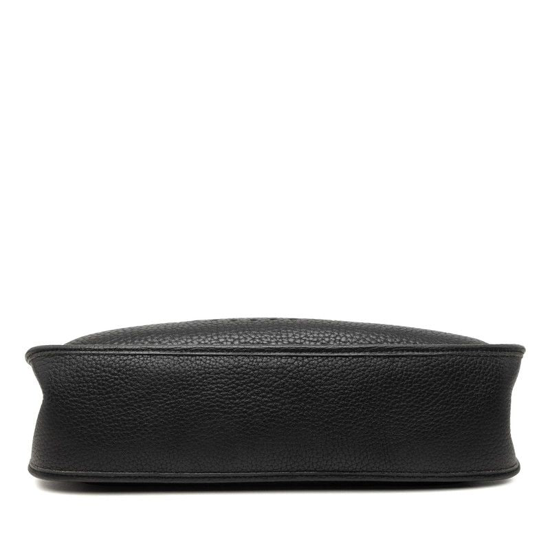 Hermes Evelyne GM Crossbody Shoulder Bag Black Taurillon Clemence — view 3