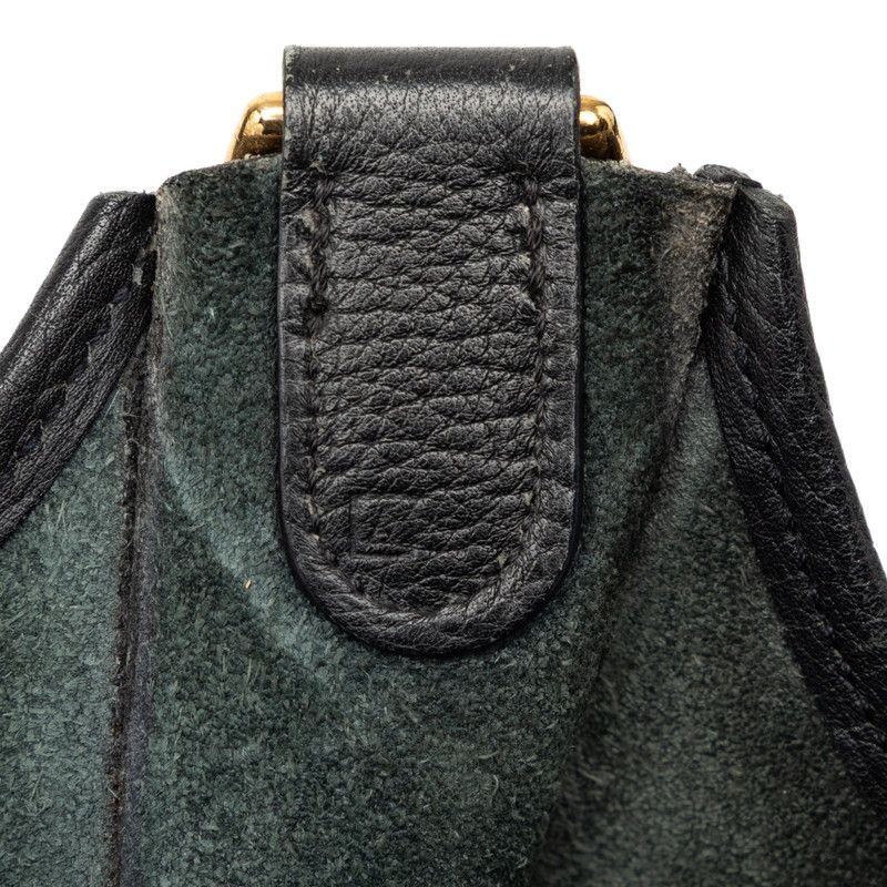 Hermes Evelyne GM Crossbody Shoulder Bag Black Taurillon Clemence — view 6