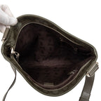 Gucci GG Supreme Crossbody Shoulder Bag Moss Green Leather — view 4