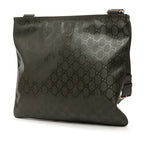 Gucci GG Supreme Crossbody Shoulder Bag Moss Green Leather — view 2