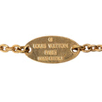Louis Vuitton Monogram Flower Full Chain Necklace Gold Plated — view 3