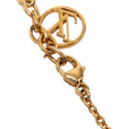 Louis Vuitton Monogram Flower Full Chain Necklace Gold Plated — view 6