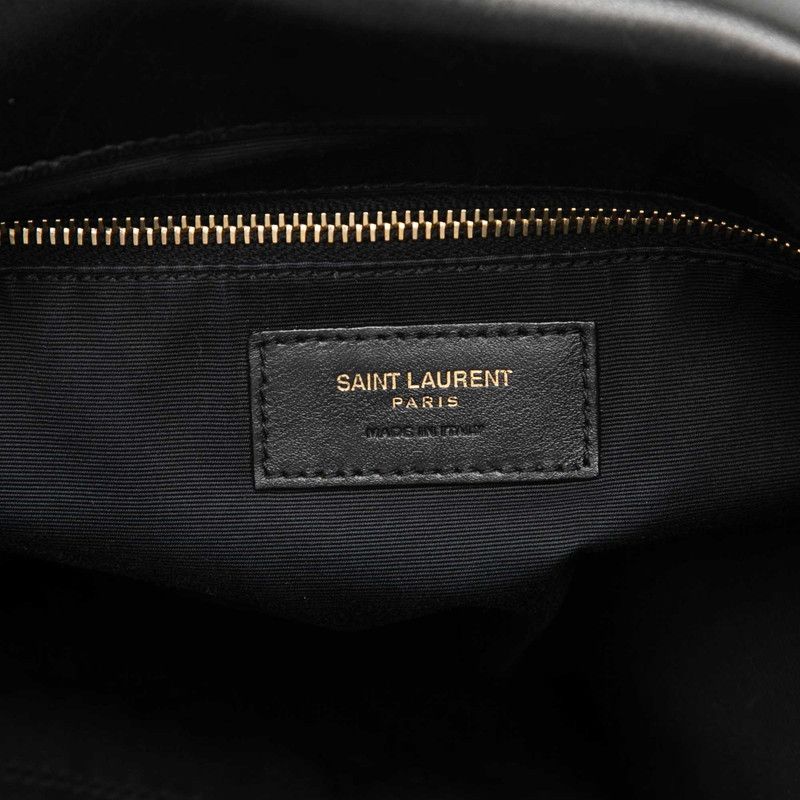 Saint Laurent Icare Maxi Shopping Quilted Tote Shoulder Bag Black Lambskin — view 5