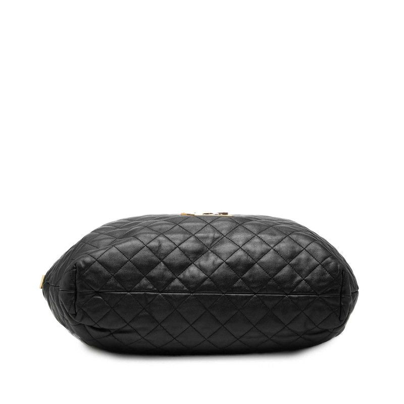 Saint Laurent Icare Maxi Shopping Quilted Tote Shoulder Bag Black Lambskin — view 3