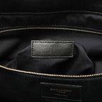 Saint Laurent Icare Maxi Shopping Quilted Tote Shoulder Bag Black Lambskin — view 6