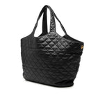 Saint Laurent Icare Maxi Shopping Quilted Tote Shoulder Bag Black Lambskin — view 2