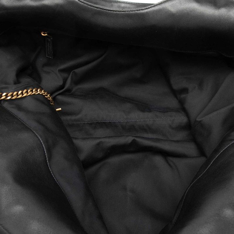 Saint Laurent Icare Maxi Shopping Quilted Tote Shoulder Bag Black Lambskin — view 4