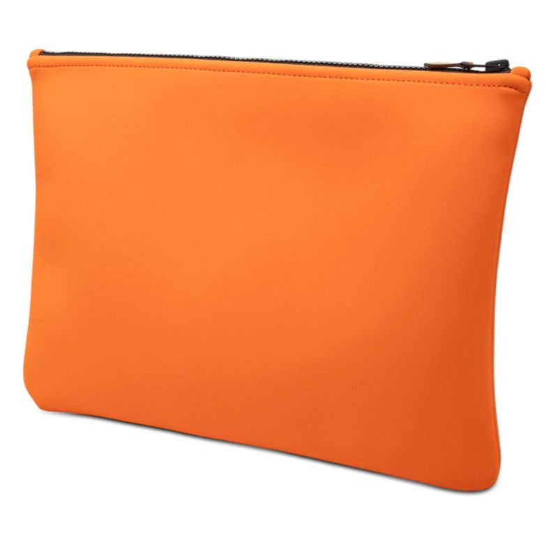Hermes Neobain GM Pouch Clutch Orange Polyamide Elastane — view 2