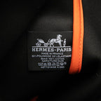 Hermes Neobain GM Pouch Clutch Orange Polyamide Elastane — view 5